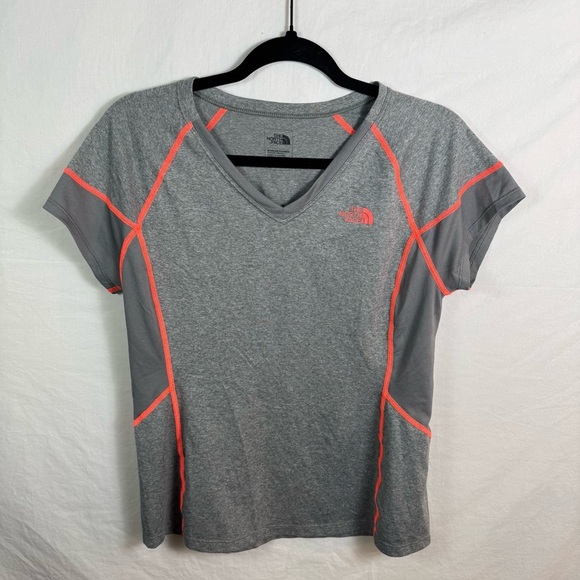 The North Face Gray and Orange Active Top Women’s Size M - Picture 1 of 4